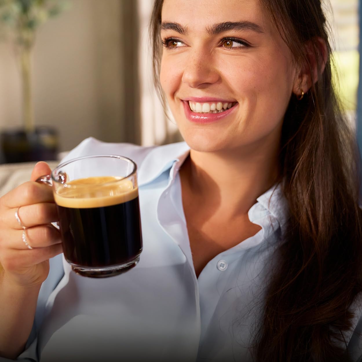 Philips EP5441/50 5400 Series LatteGo Kaffeevollautomat – 12 Getränke, Keramikmahlwerk, Matt Schwarz