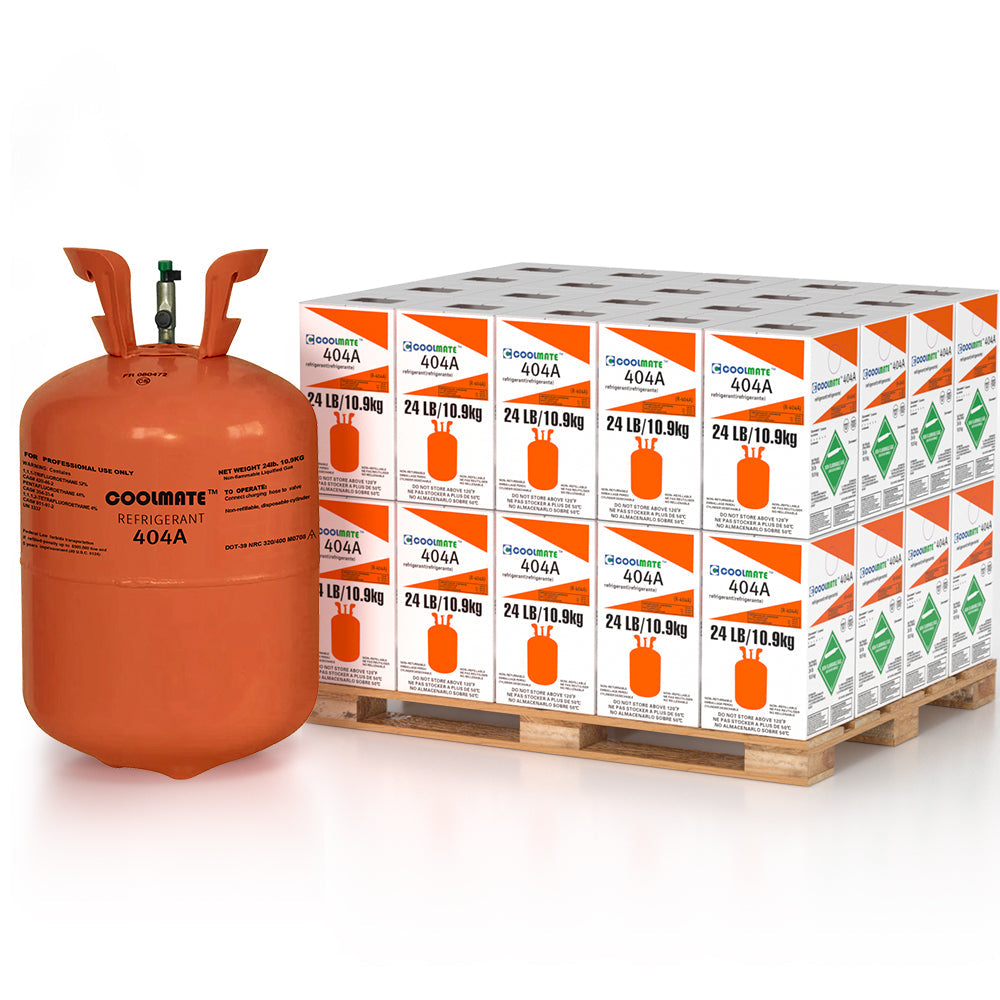 Full Pallet R-404A 24LB(40 Cylinders |CoolmateGas Refrigerant