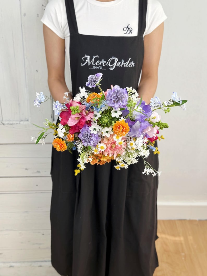 Summer Vibe Wildflowers Bridal Bouquet, Jewel Tone Color, Modern Bridal Trends, Destination Wedding Flower
