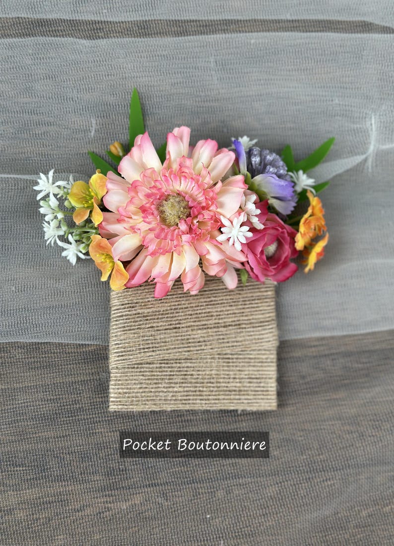 Summer Vibe Wildflowers Bridal Bouquet, Jewel Tone Color, Modern Bridal Trends, Destination Wedding Flower